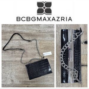 NEW! NWT BCBGENERATION Billie Clutch, Black